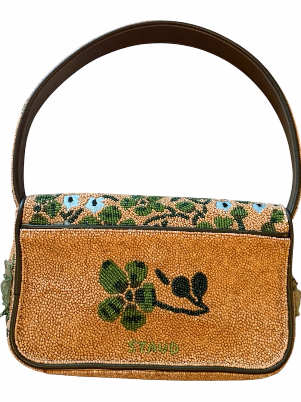 STAUD Tommy Floral Beaded Bag - Moss - Picture 2 of 2